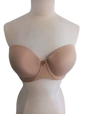 Soma Nude Strapless Bra Size 34DD